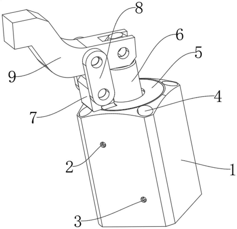 Lever type oil cylinder capable of steering by 360 degrees