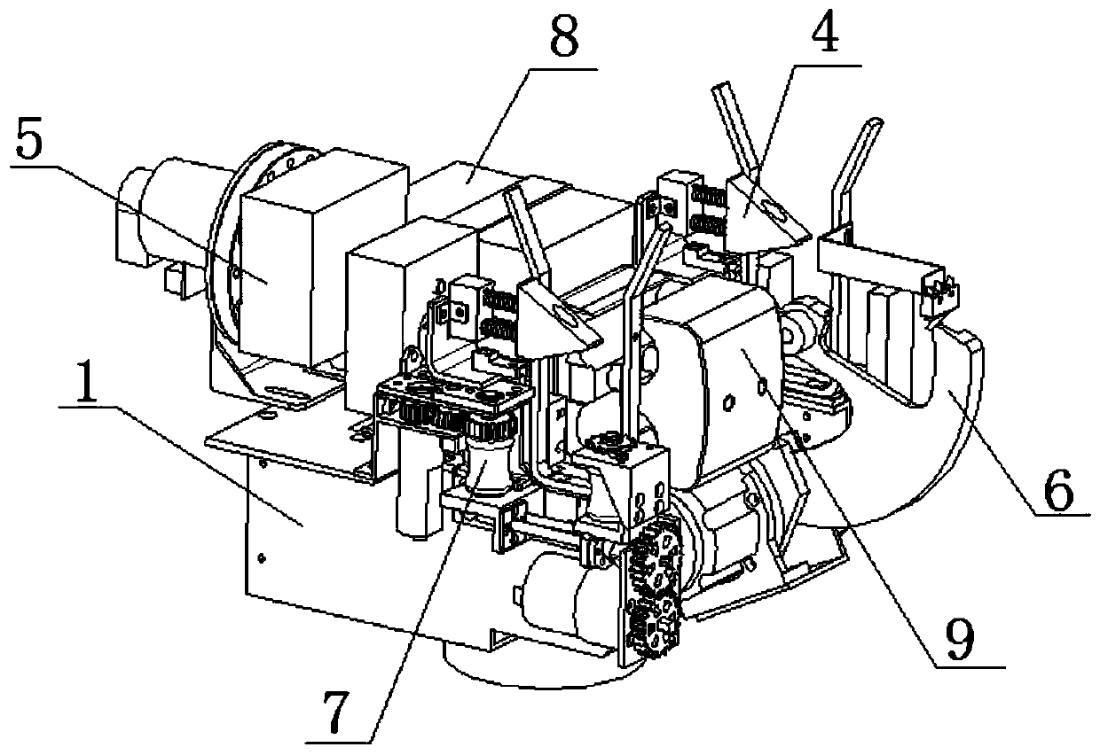 Special tool for 10kv line live work robot connection and drainage line operation