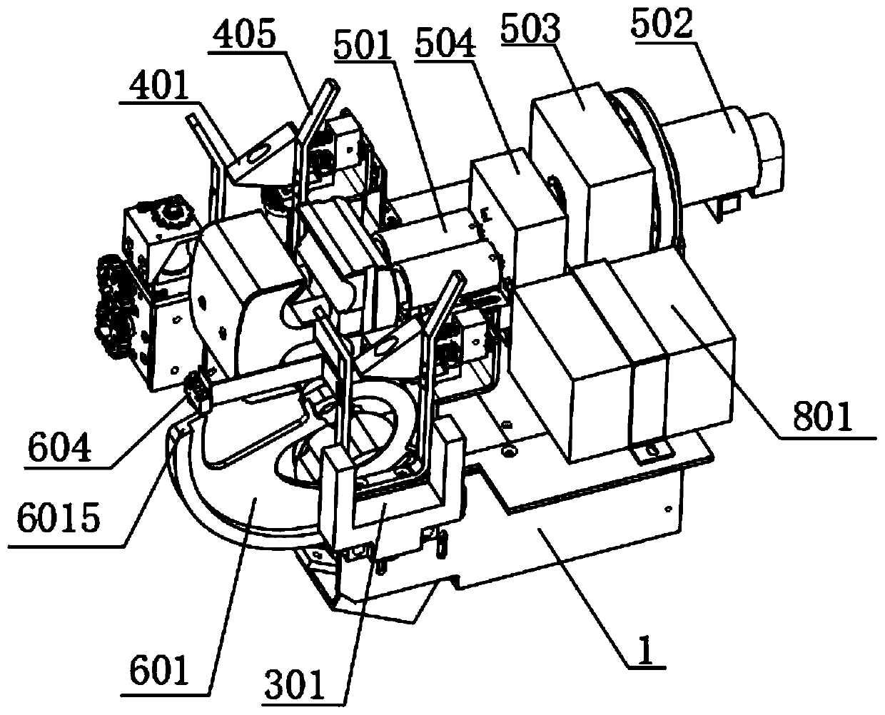 Special tool for 10kv line live work robot connection and drainage line operation