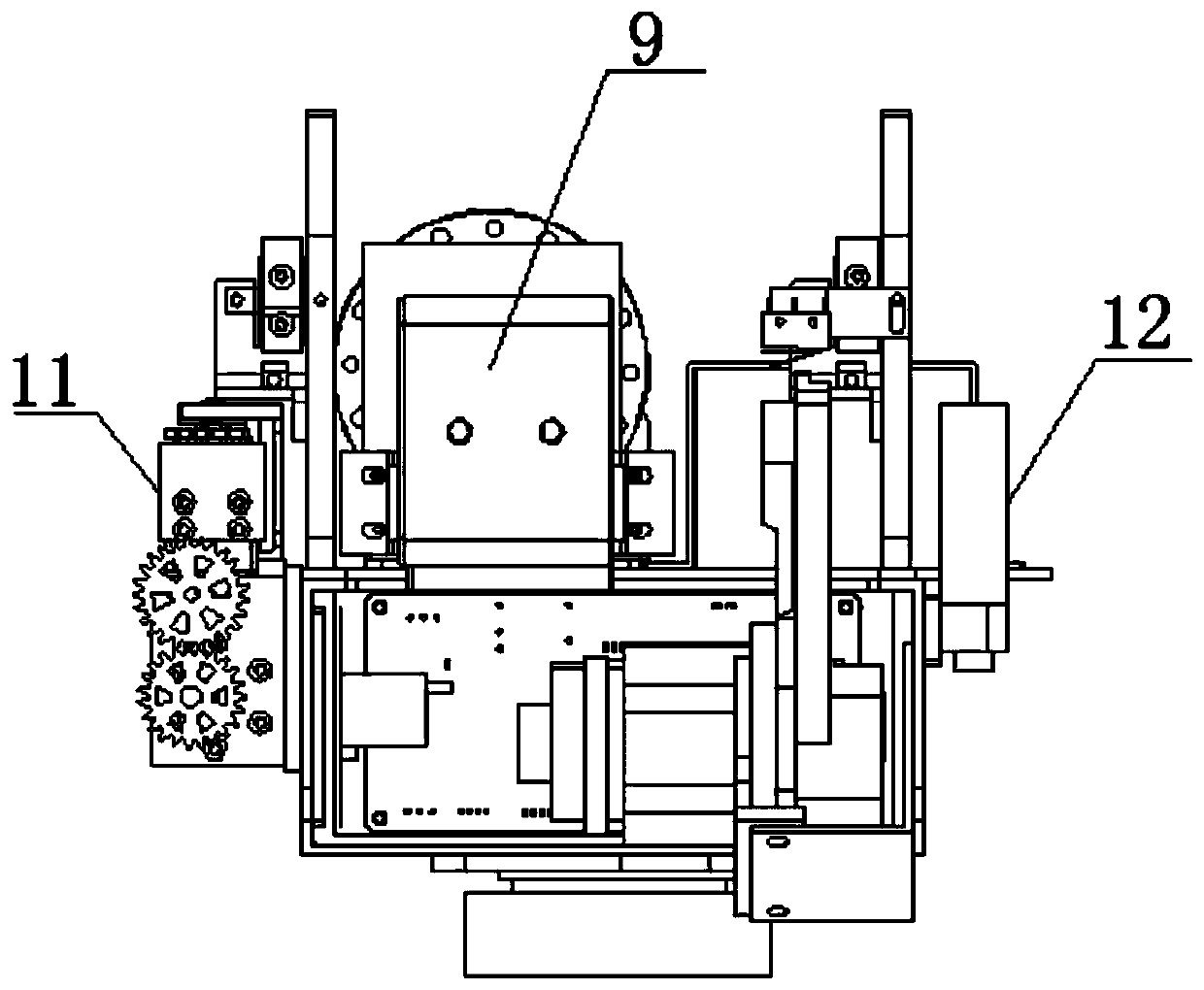 Special tool for 10kv line live work robot connection and drainage line operation