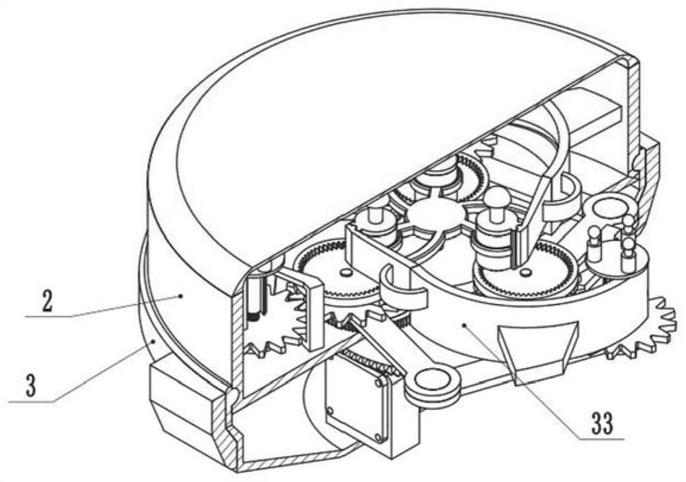 Relieving and massaging apparatus for stopping vomiting in gynecological tumor chemotherapy