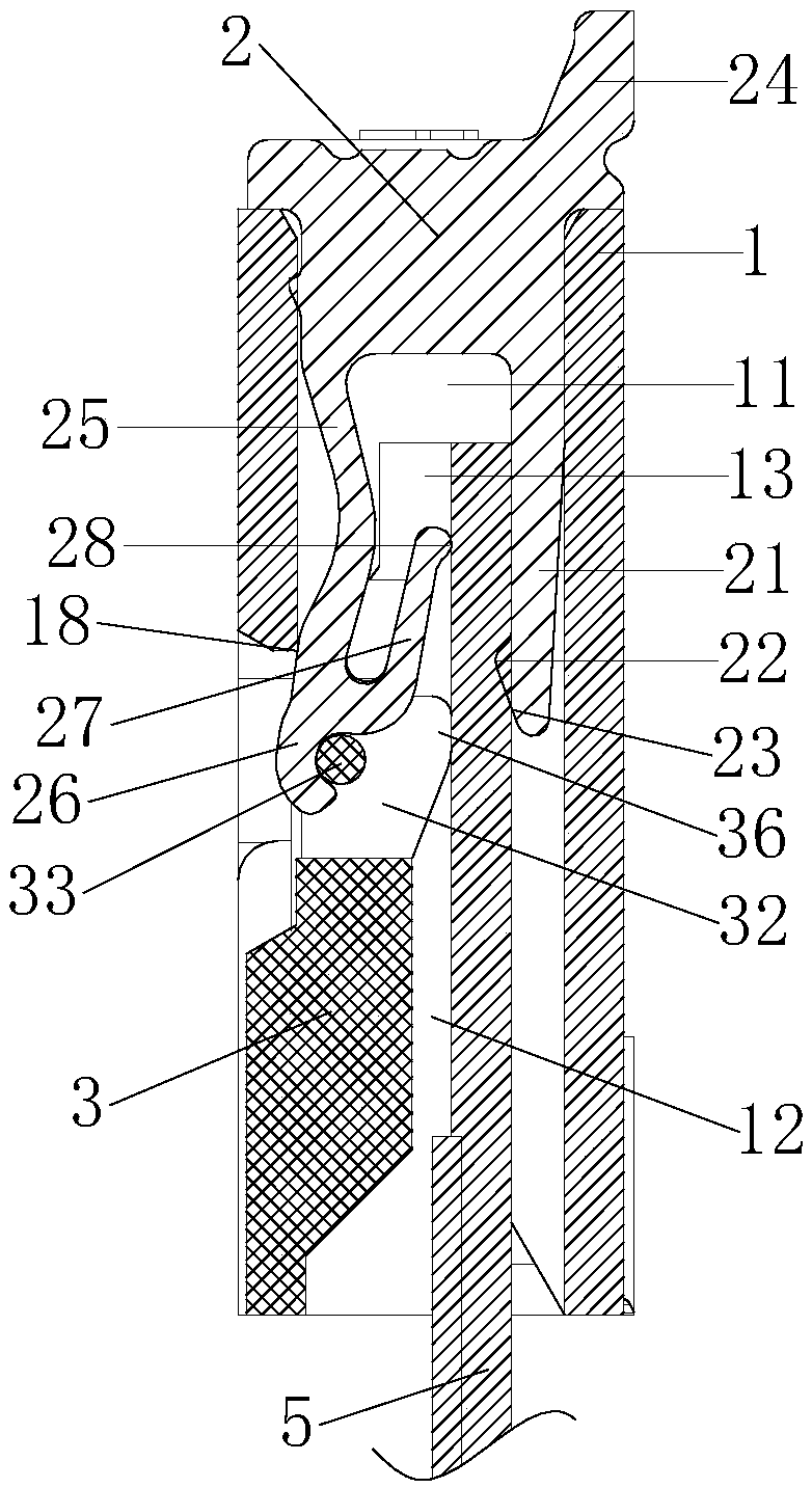 Front-lifting type double-contact connector