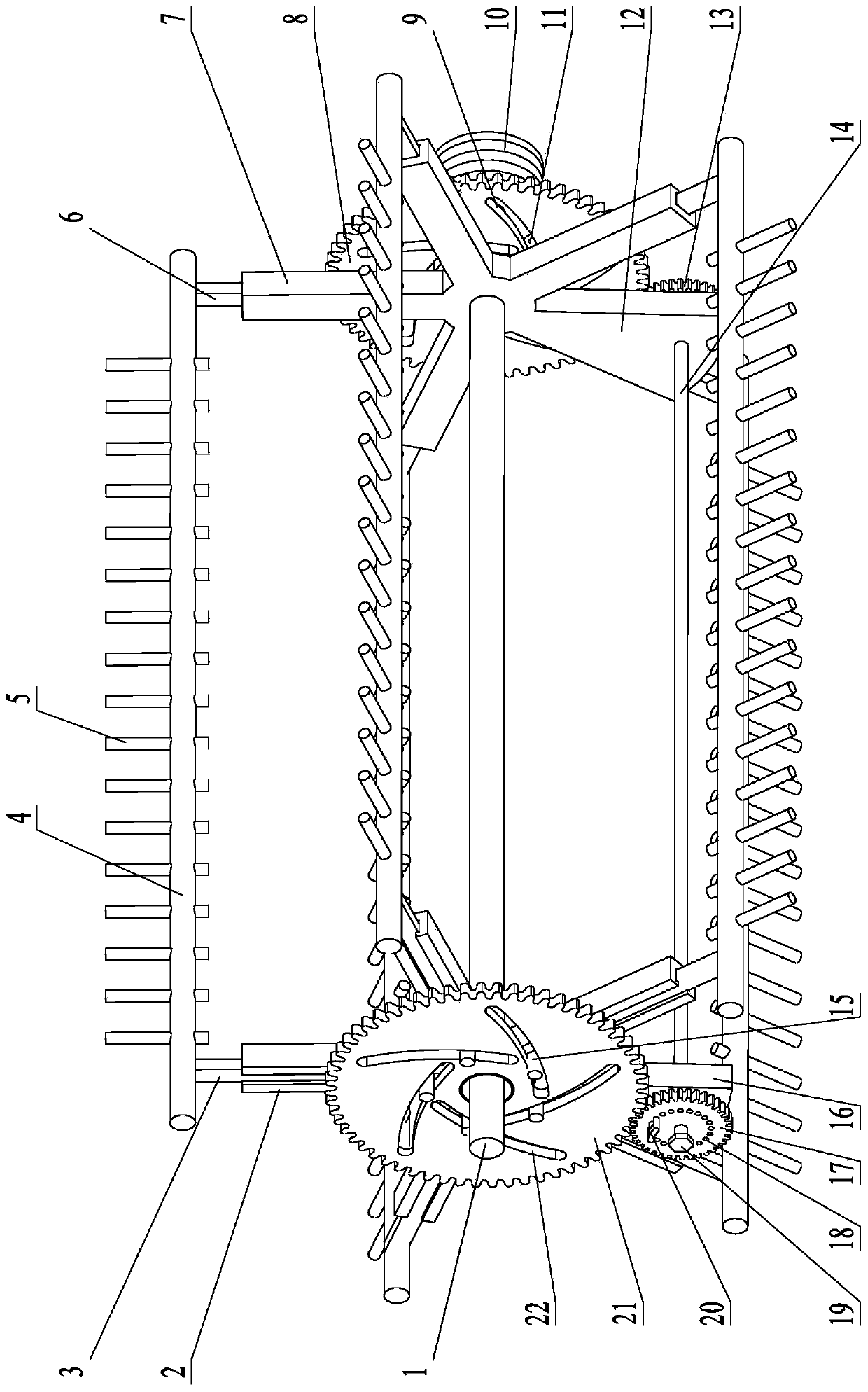 Variable-diameter threshing cylinder