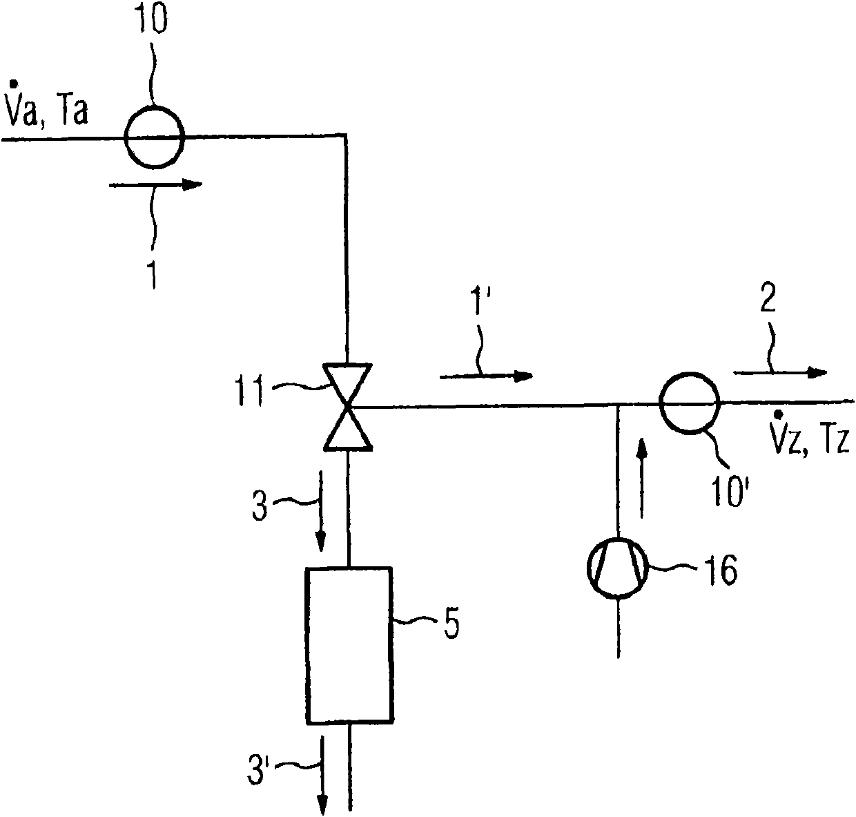 Method and device for utilizing heat transported by a discontinuous flow of exhaust gases