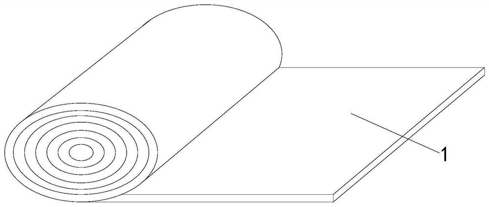 Self-adhesive waterproof roll structure