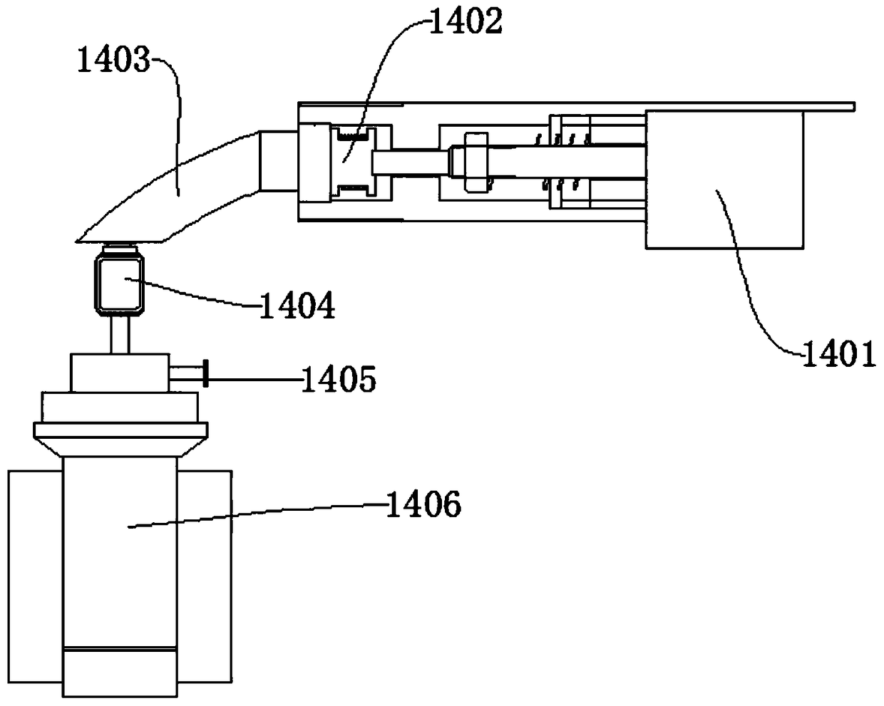 A film and television animation trajectory shooting device