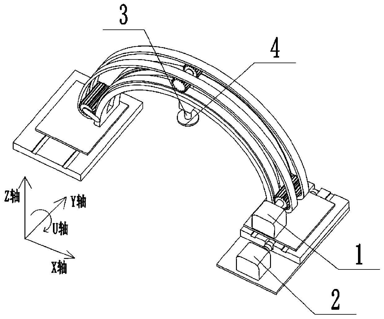 Multiple-degree-of-freedom ultrasonic uterine rehabilitation device