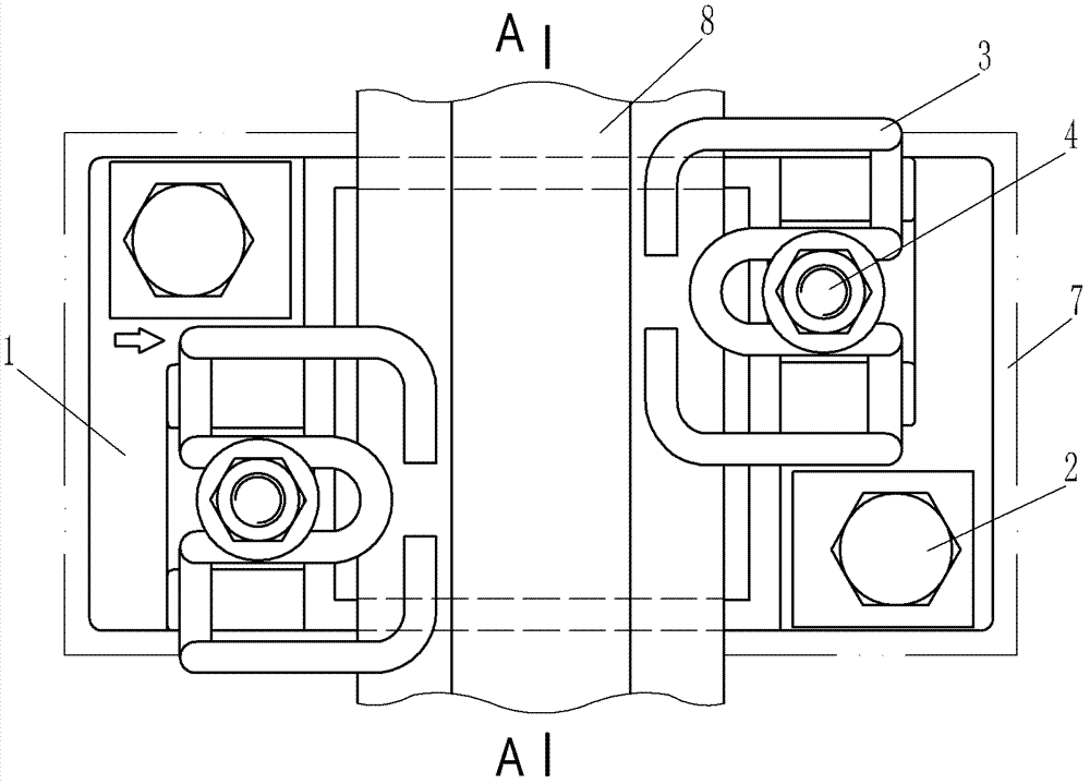 Transverse stiffness-reinforced rail fastener