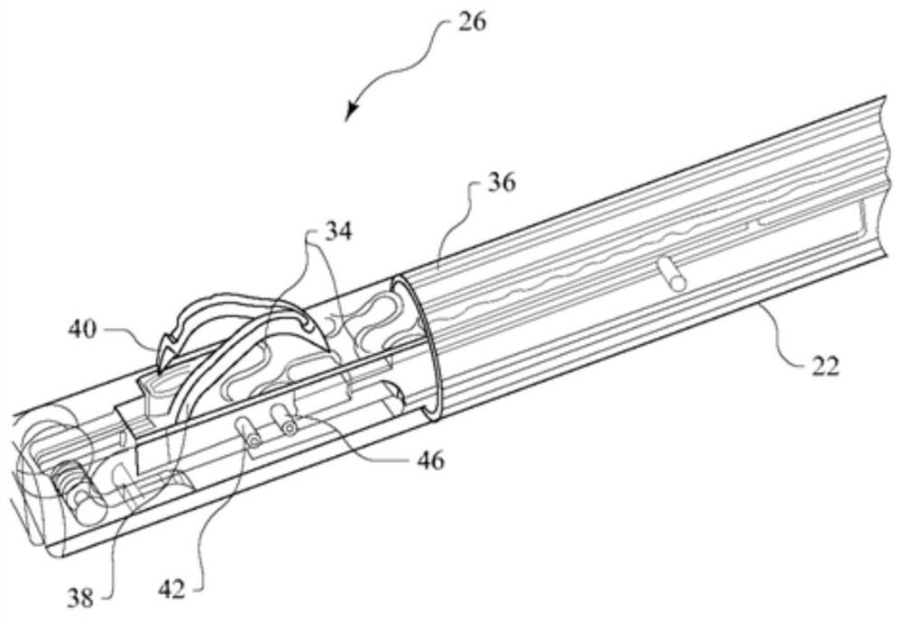 Laparoscopic suturing device with peeling plate