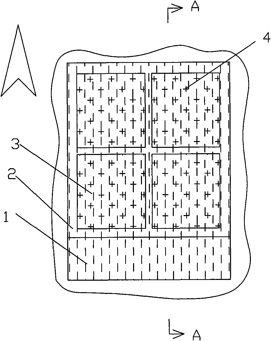 Mixing breeding method of fish and duck in paddy field