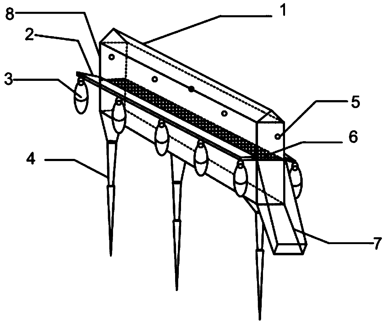 Purification device and method for purifying surface source pollutants in water body by utilizing algae