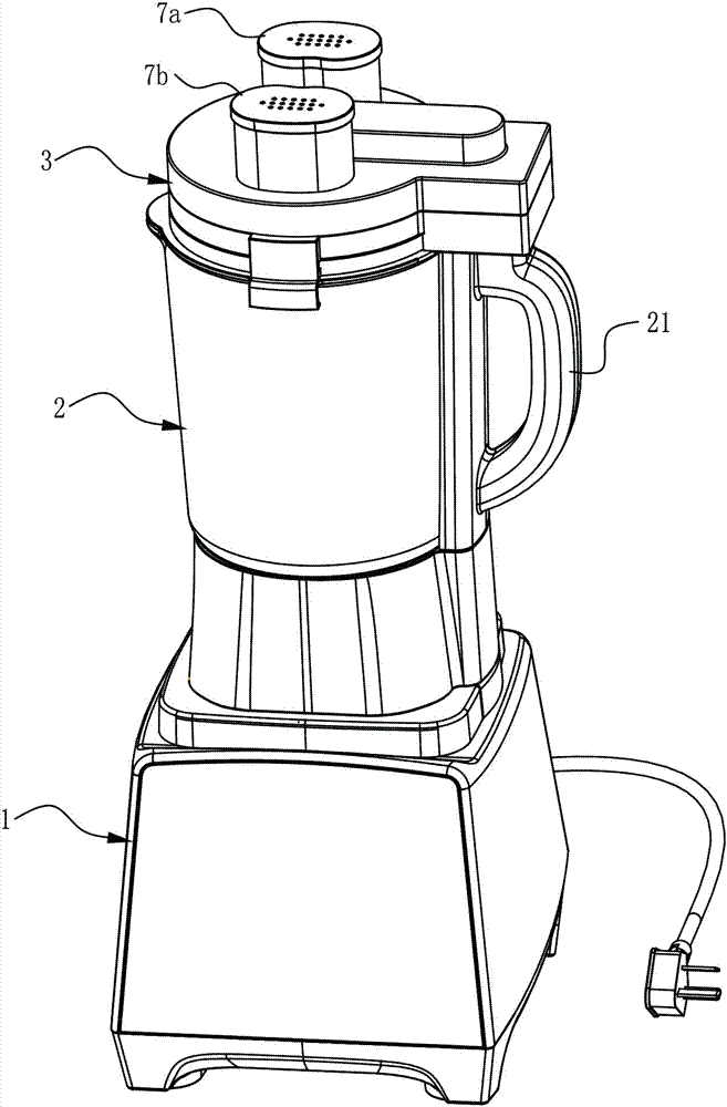 Food processer with automatic feeding function and feeding method thereof