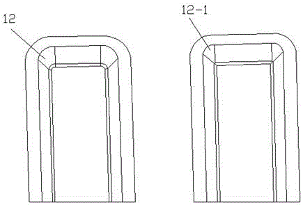 Automobile intercooler pipe grid forming die