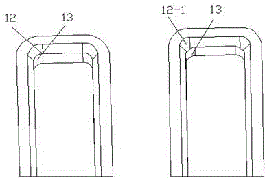 Automobile intercooler pipe grid forming die