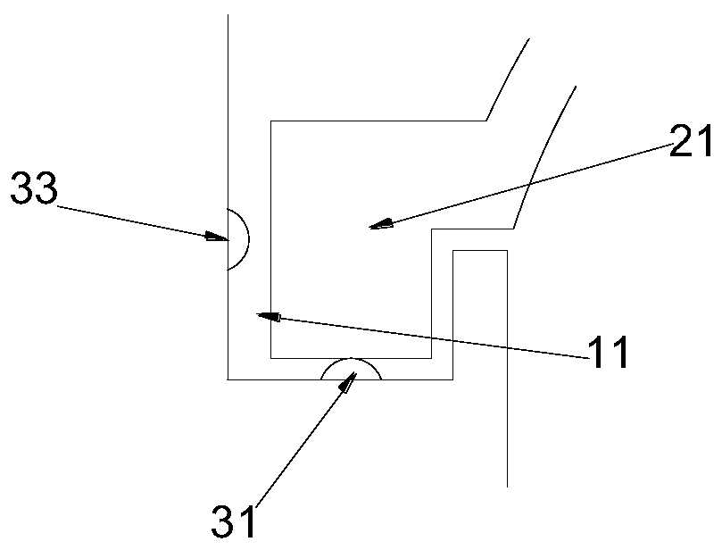 Open cut tunnel structure of simply supported arch of tunnel traversing huge karst cave and construction method thereof