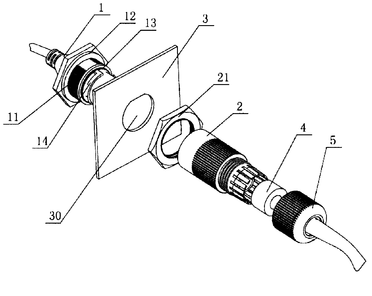 Dual-waterproof connecting device