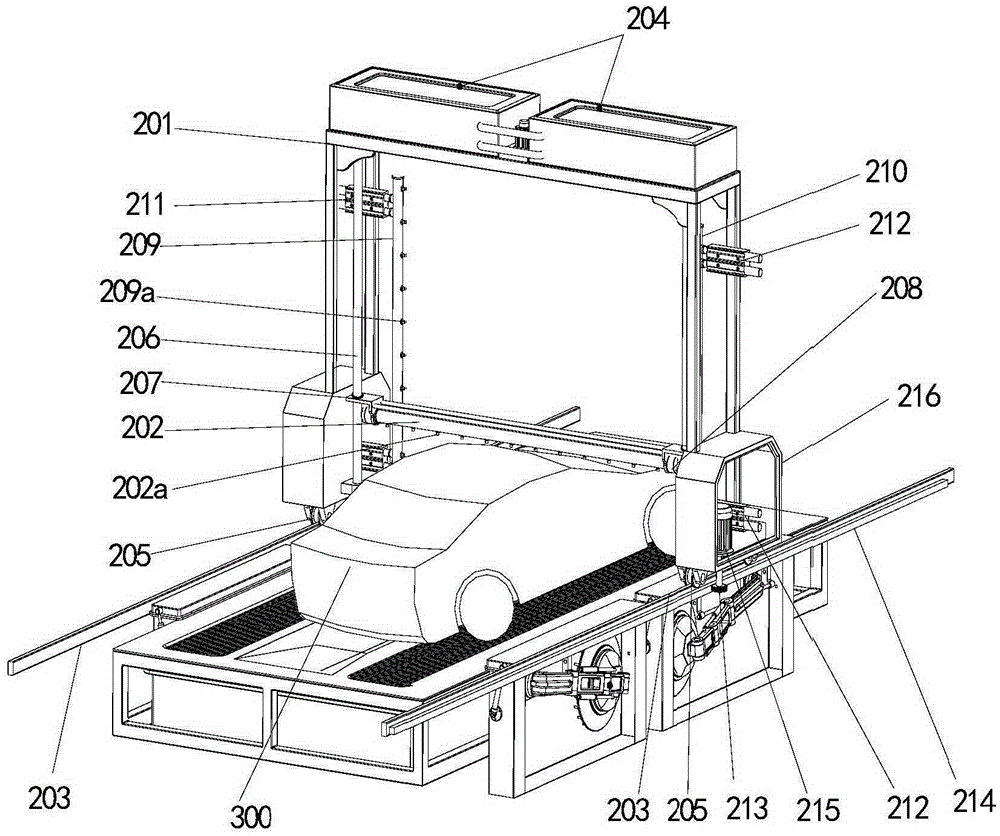 Automatic vehicle washing equipment