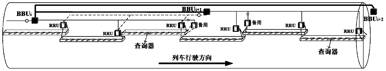 Method for reinforcing wireless coverage of vehicle-ground communication system in vacuum tube in consideration of fault conditions