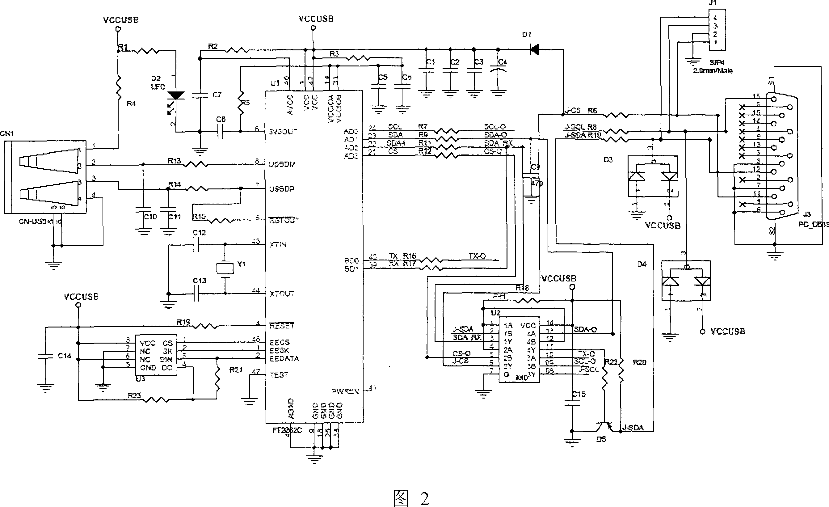 Software upgrading apparatus and method for converting USB interface into VGA interface