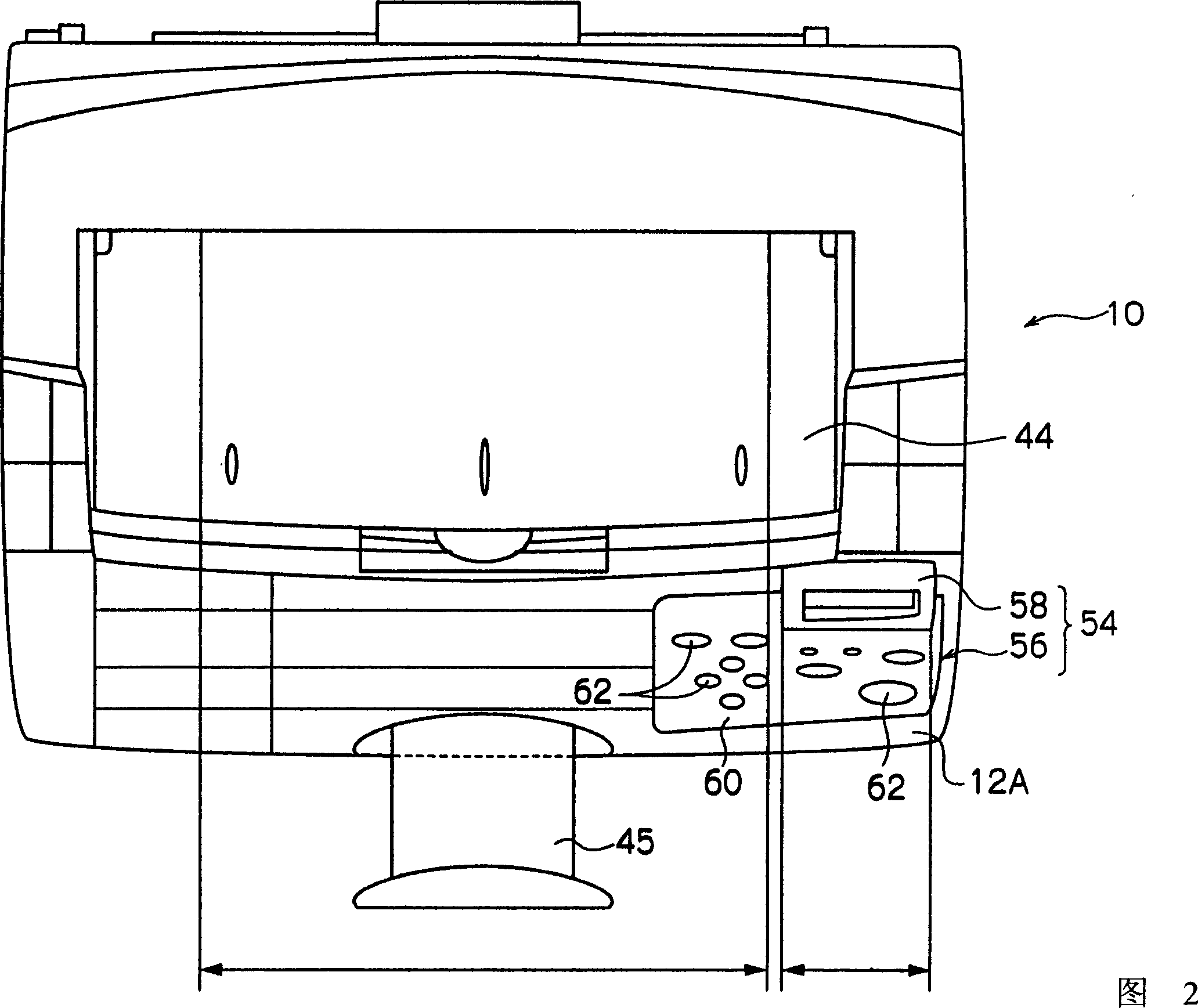 Operation panel and image forming apparatus using same or electronic equipment