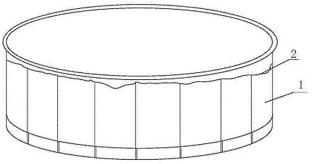 Liquid storage tank with safety early warning and protecting device