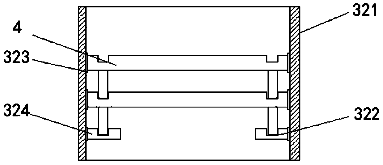 Filter element mounting structure for drinking water treatment and filter