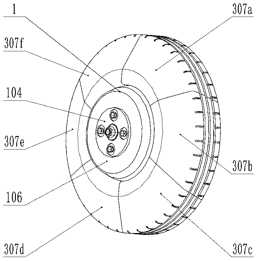 Deformable wheel mechanism