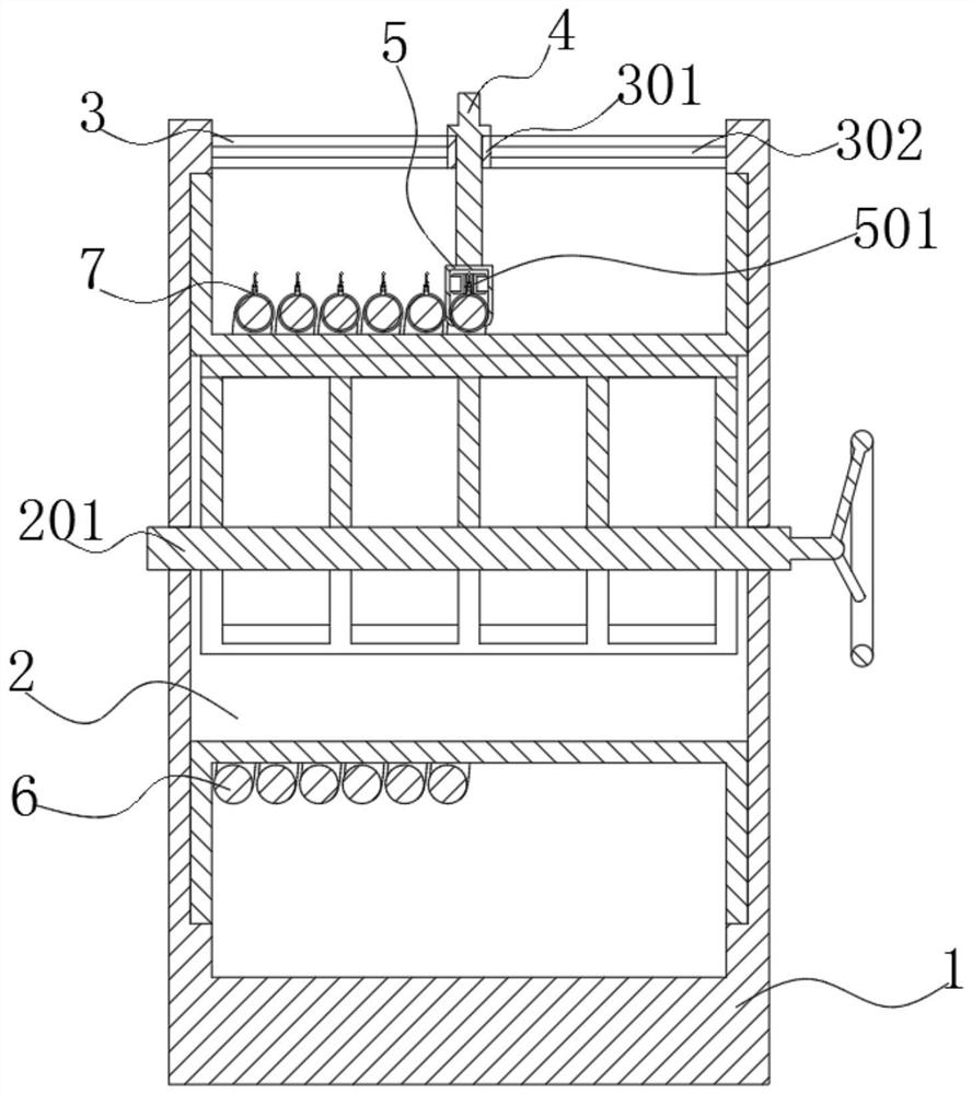 A cable limiting device for new energy vehicles