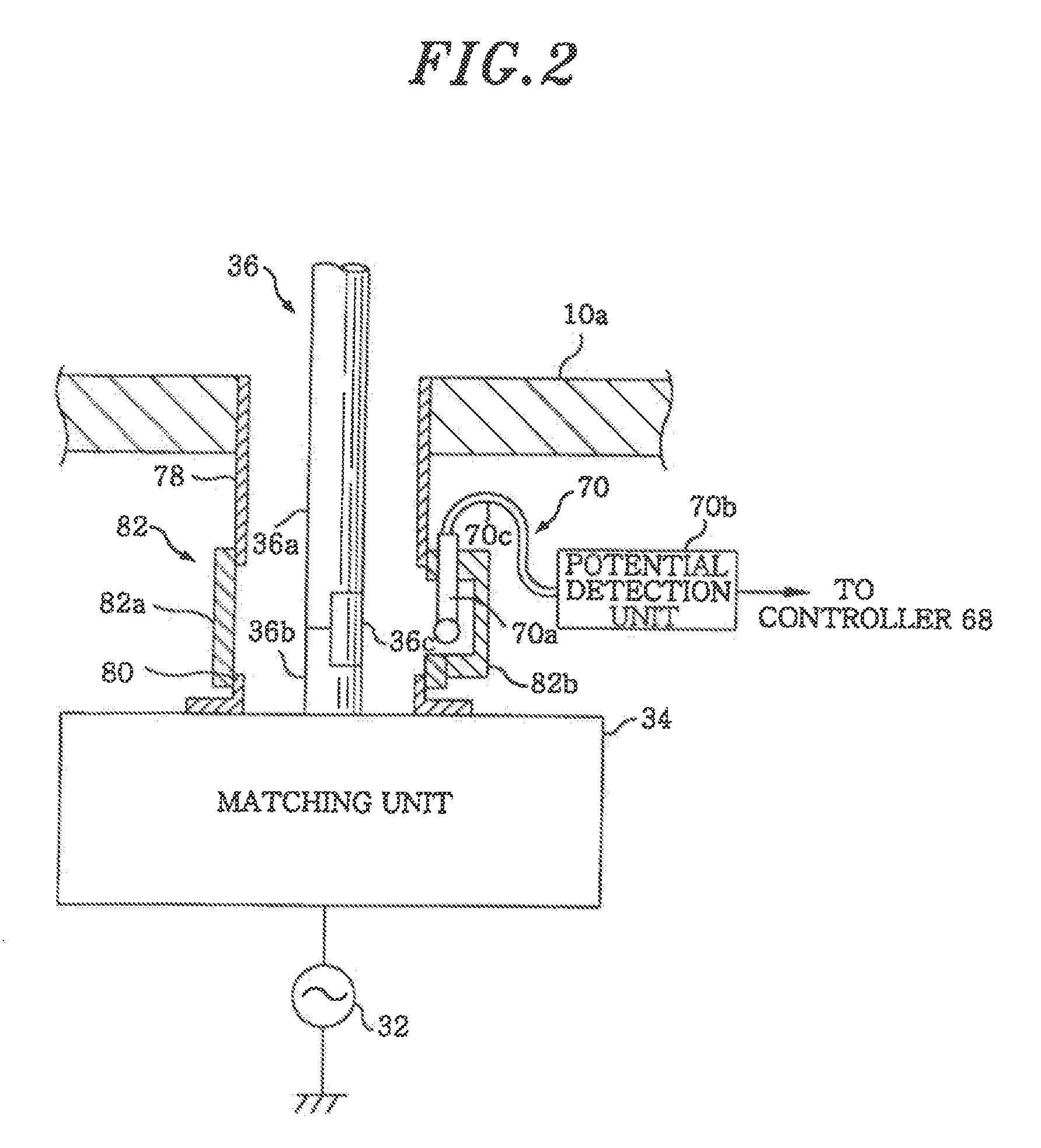 Plasma processing appratus and method and apparatus for measuring DC potential