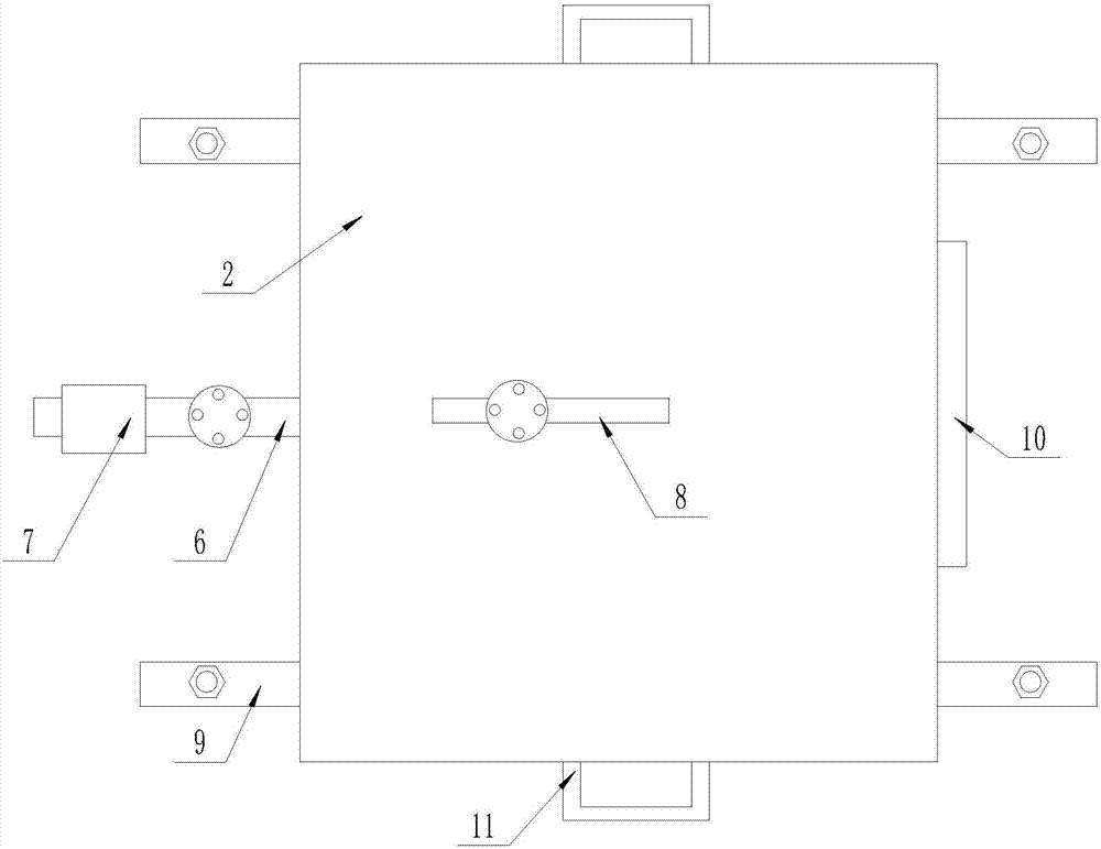 Concrete oxygen diffusion coefficient testing device