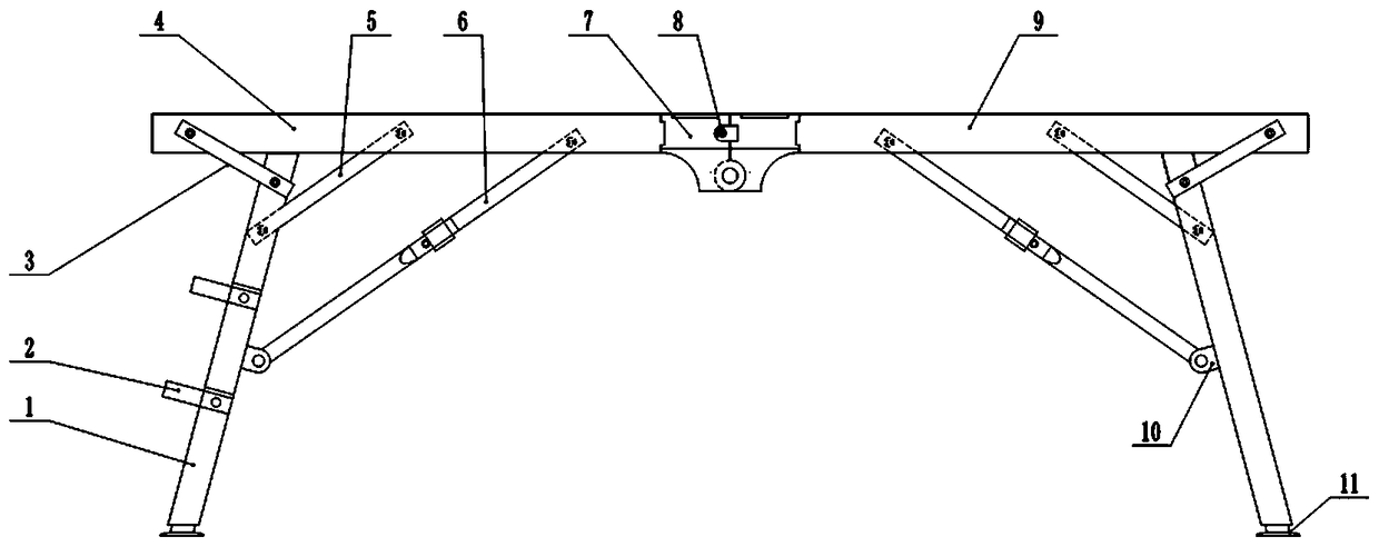 Foldable and portable mobile operation platform