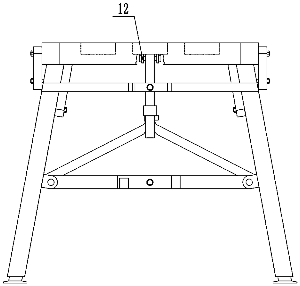 Foldable and portable mobile operation platform