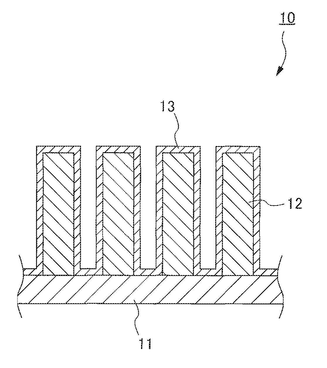 Negative electrode base member