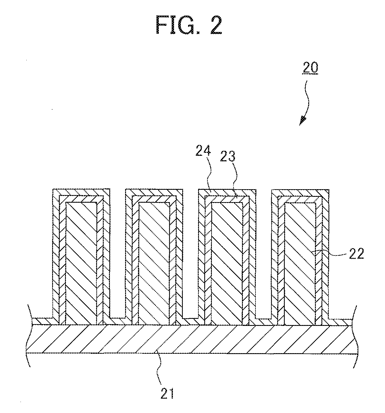 Negative electrode base member