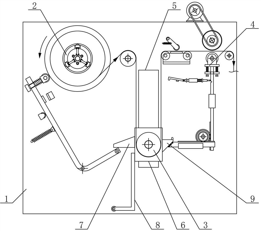 Working method of textile fabric conveying device