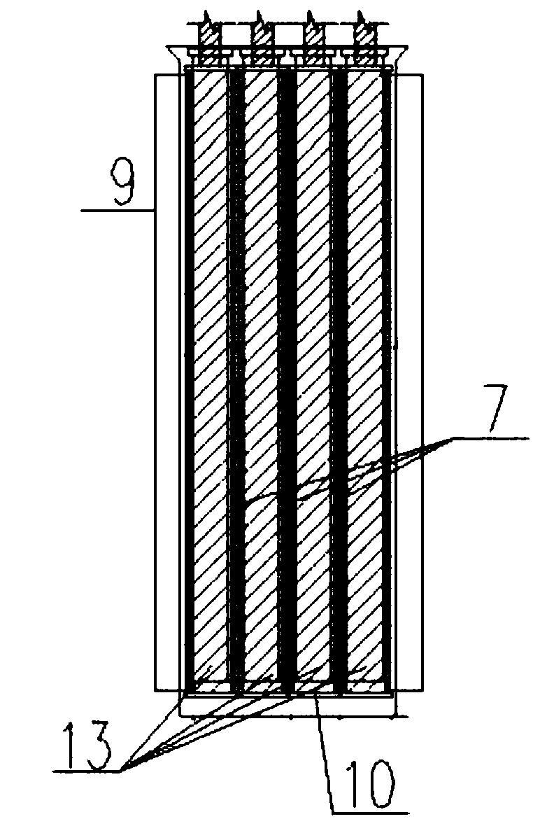 Automatic layered water taking system