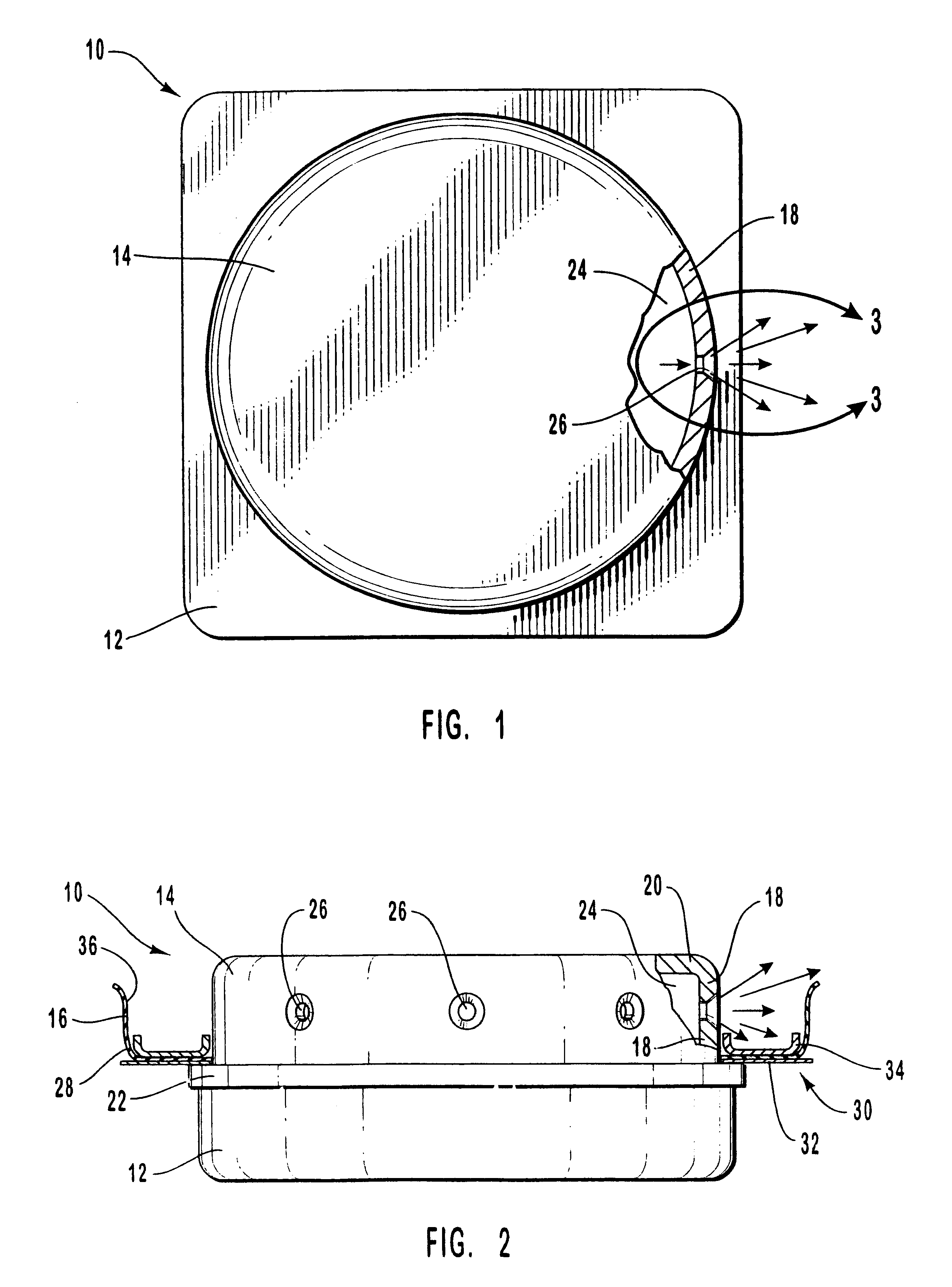 Air bag inflation exit gas dispersion features