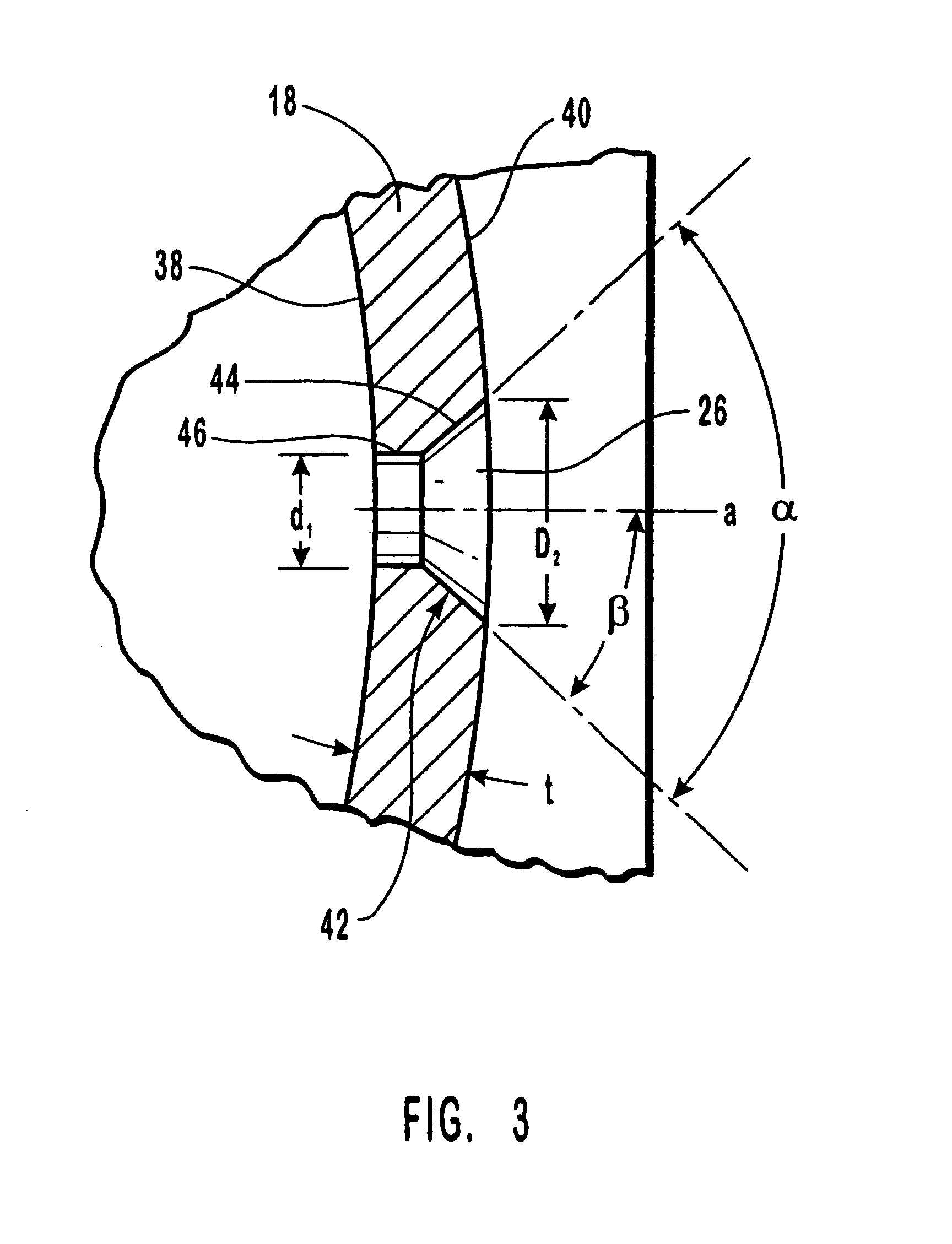 Air bag inflation exit gas dispersion features