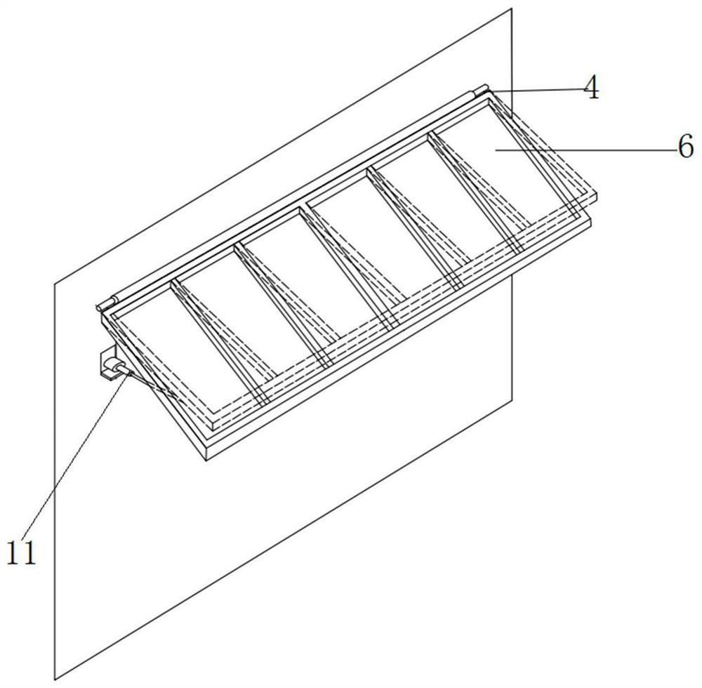 Rainwater collecting, irrigating and greening device for balcony