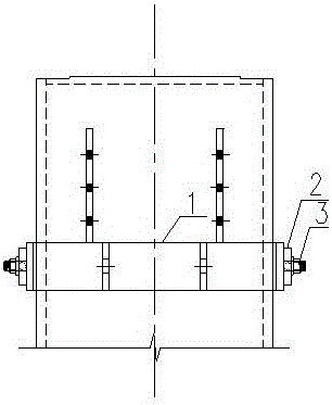 An automatic decoupling device for steel structure multi-section column hoisting