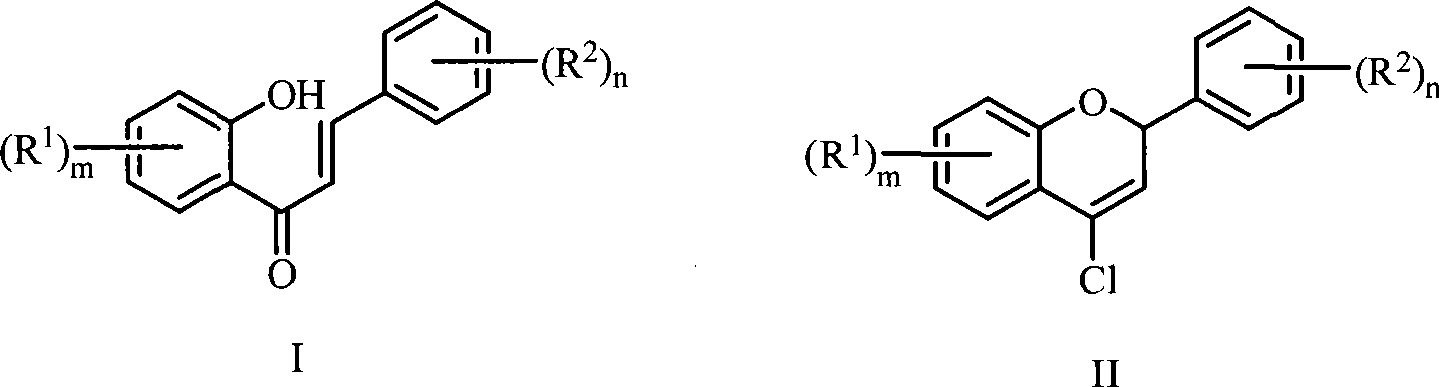 Method for preparing 4-chlorine-2H-chromene derivative