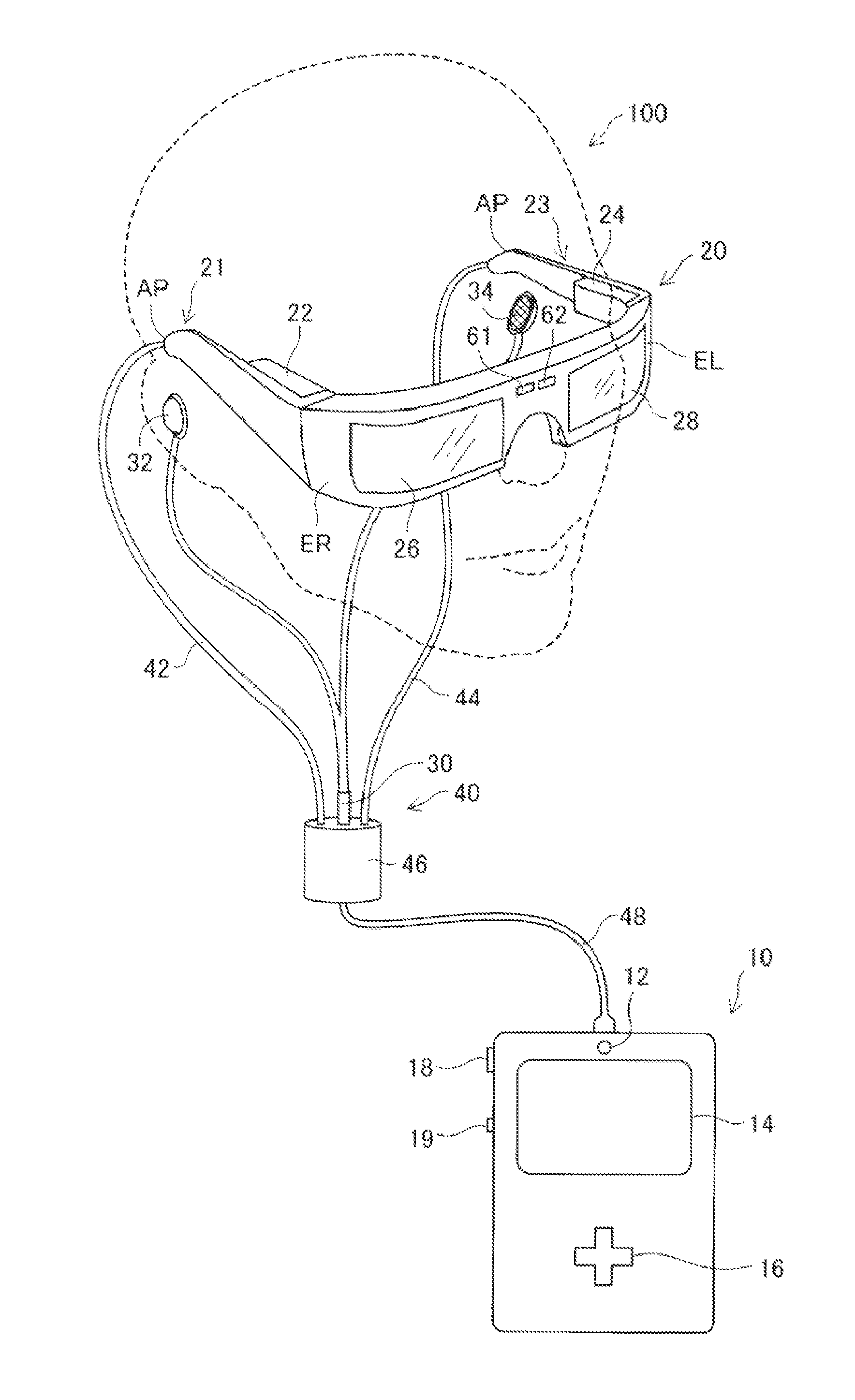 Head-mounted display device, control method for head-mounted display device, and work supporting system