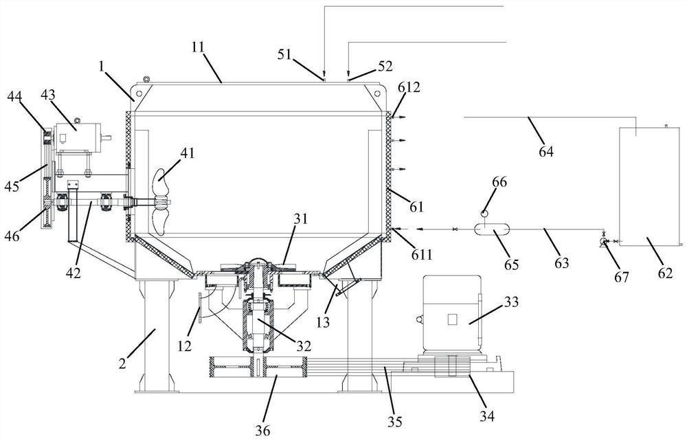 Double-stirring-mode constant-temperature reaction device suitable for hydrolysis and saccharification of straw fibers