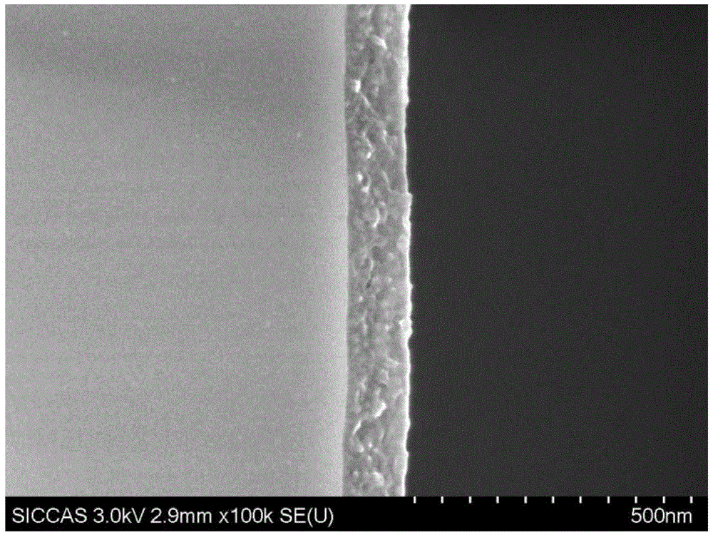 Teflon thin film with high light transmitting and dewatering functions and preparation method and application thereof