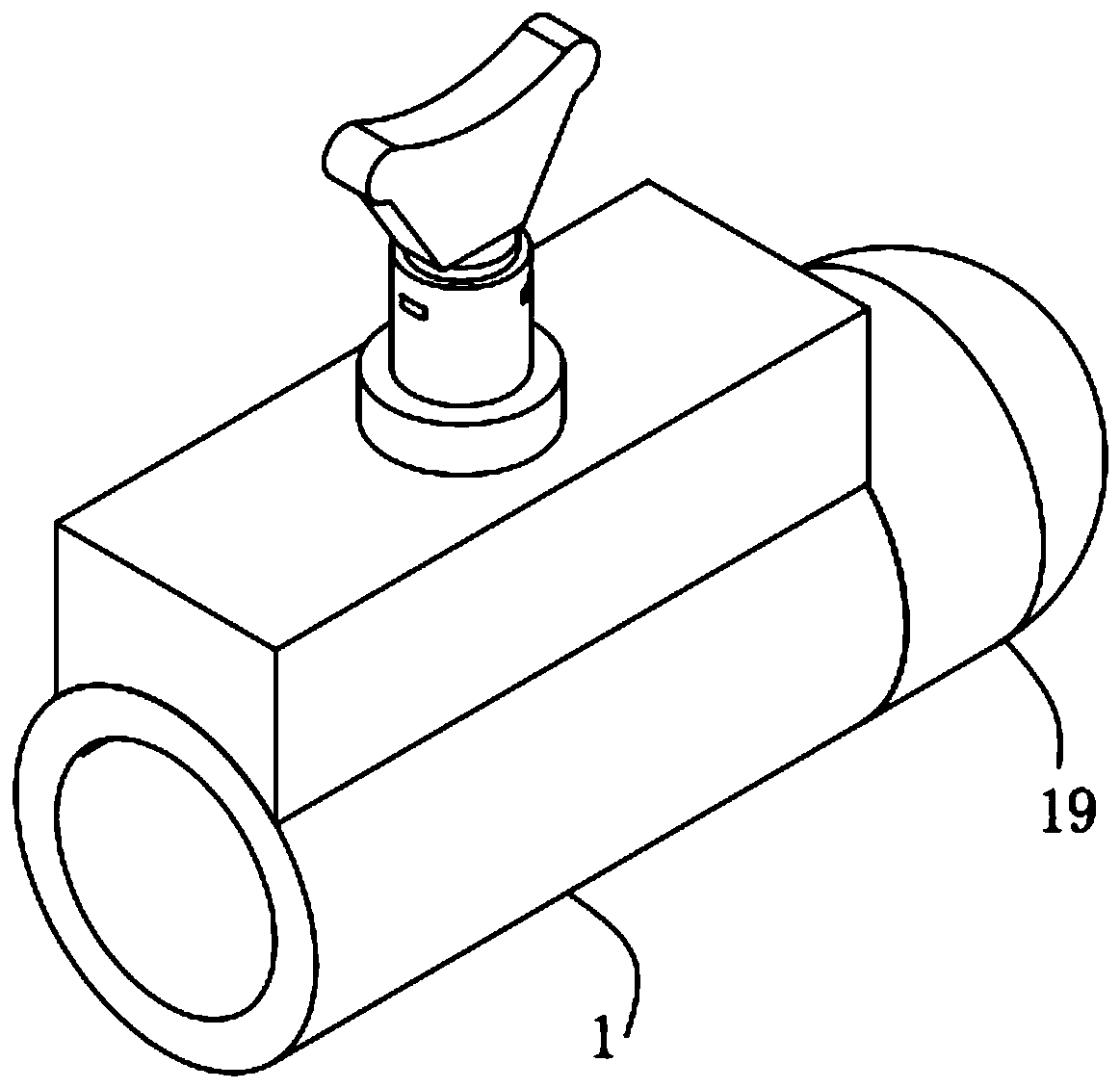 Fingerstall with sterile pressing function