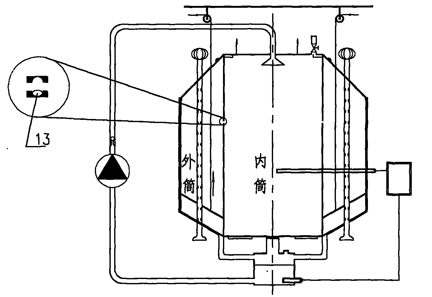 Automated biogas dry fermentation device