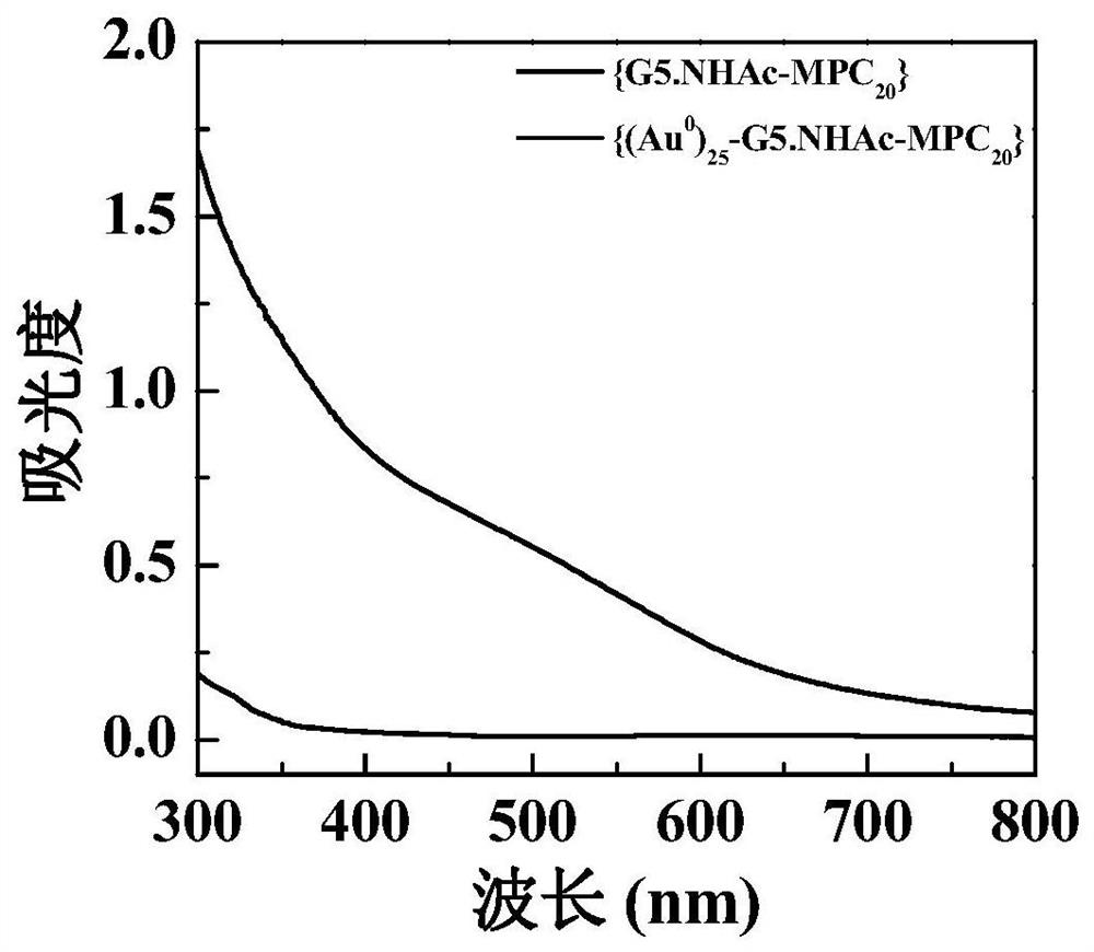 A kind of MPC-modified dendrimer-wrapped gold nanoparticles and its preparation and application