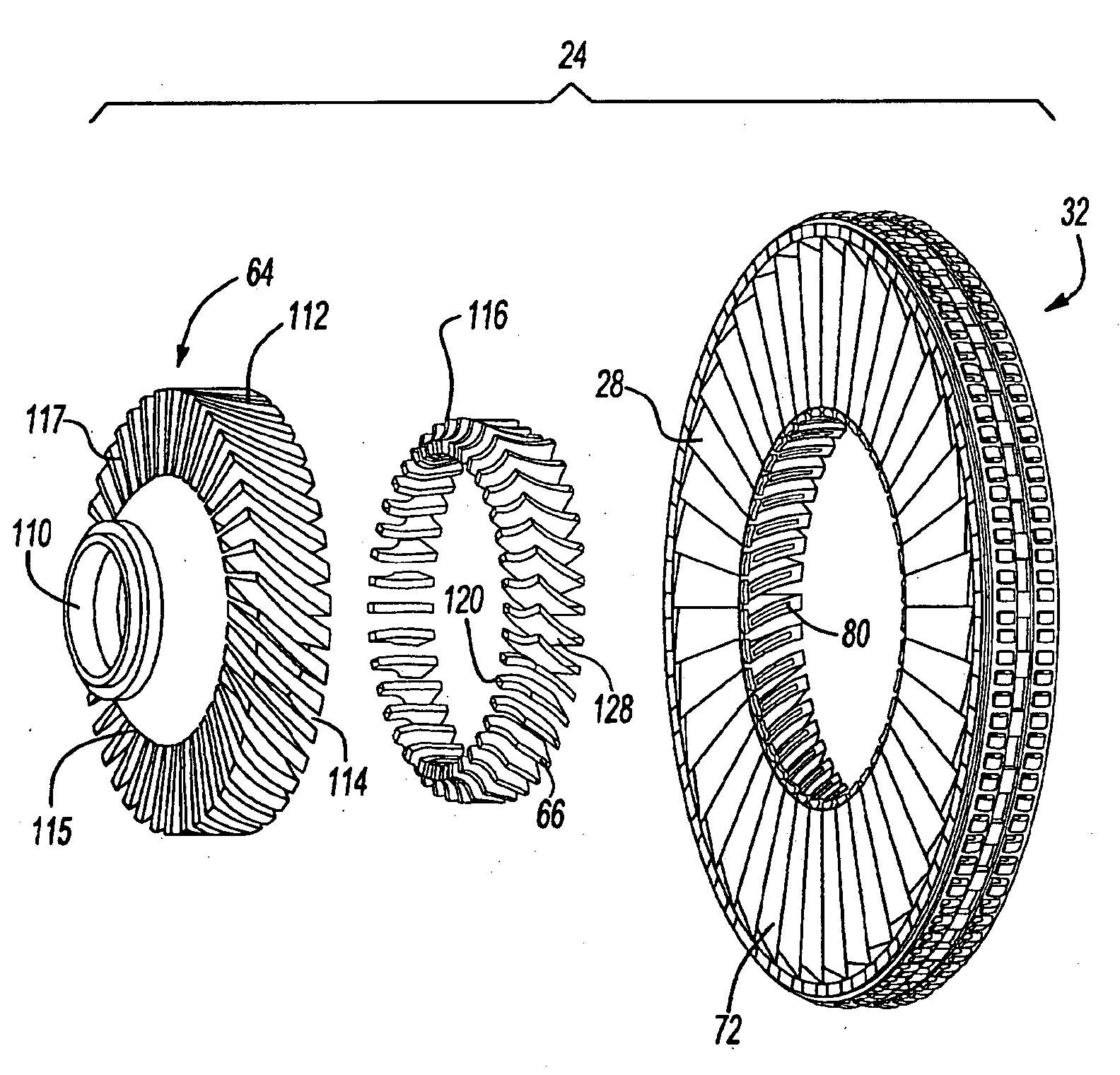 Fan-turbine rotor assembly for a tip turbine engine