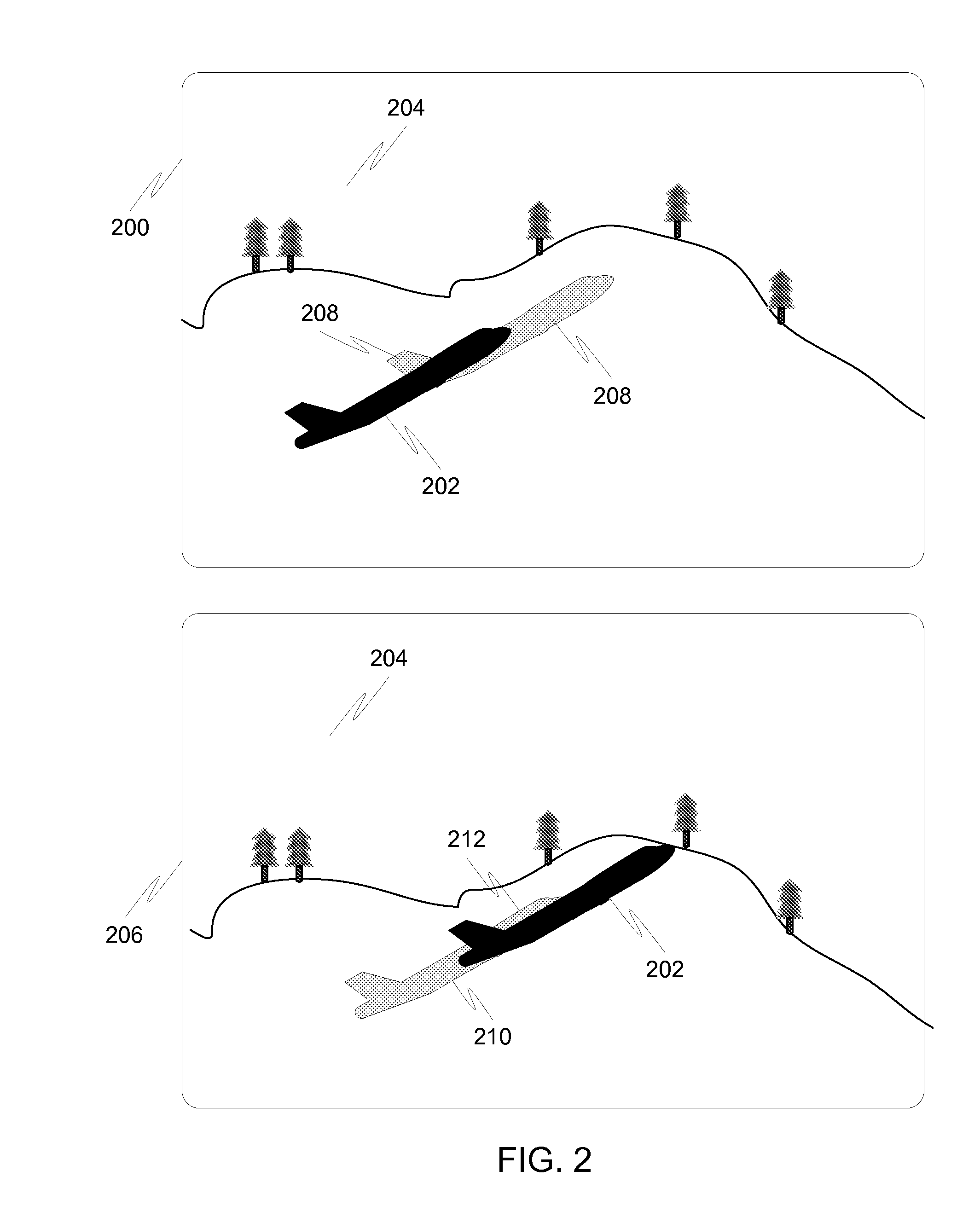 Motion compensated interpolation system using combination of full and intermediate frame occlusion