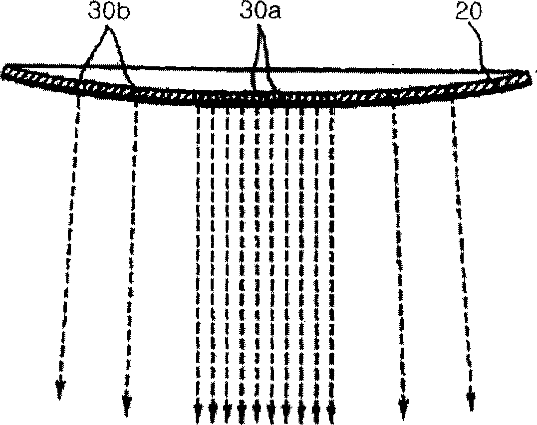 A shower face plate of shower head